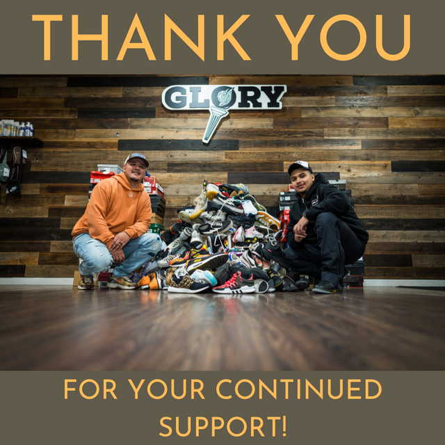 Thank You to Our Friends at Glory Shoe Store